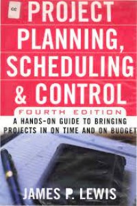 Project Planning Scheduling & Control