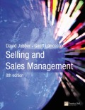 Selling and Sales Management