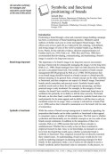 Symbolic and functional positioning of brands
