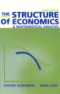 The Structure of Economics: A Mathematical Analysis